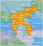 Plan de la Communauté d'agglomération