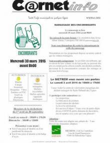 Vignette carnet info